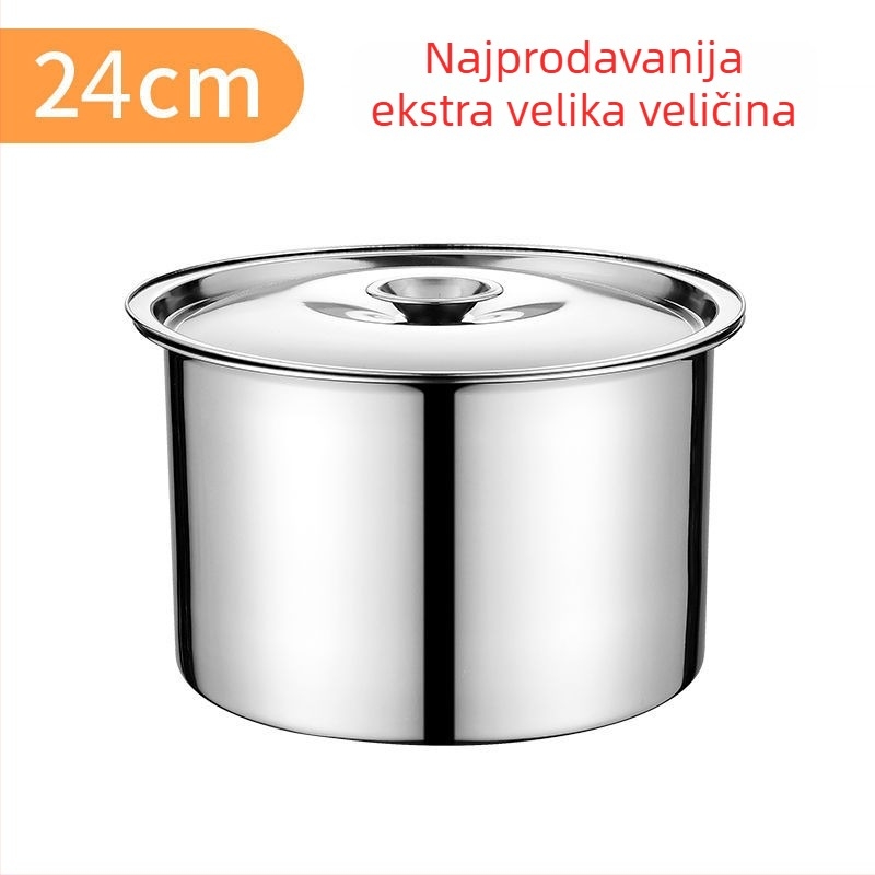 Spremnik od nehrđajućeg čelika za začine s poklopcem, posuda za sol i posudica za okuse za kuhinju