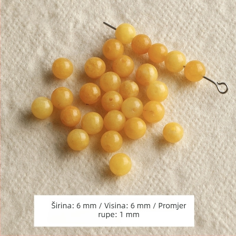8 mm prirodne kamenje kuglice – kineskog drevnog stila, DIY dodaci za narukvicu i ogrlicu