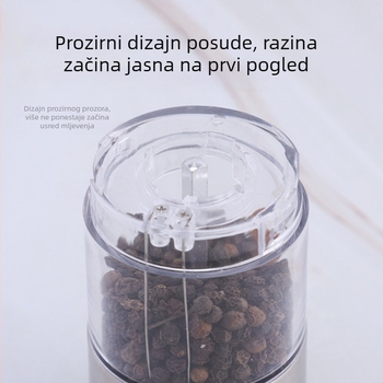 Nehrđajući čelični mlin za papar i mlin za kavu s višenamjenskom posudom za začine u kuhinji