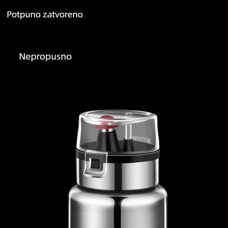 304 nehrđajući čelik – ocatnik i posuda za ulje, boca za sojin sos, zatvorena kuhinjska posuda za začine, protiv kapanja, nepropusna