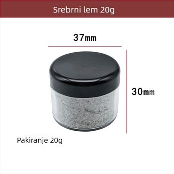 Tavidlo za zavarivanje nakita i srebrni lemiti prašak – materijali za zavarivanje prstena i ogrlica, DIY popravak metala