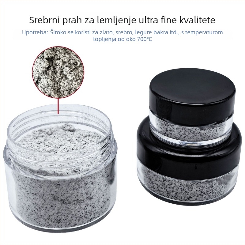 Tavidlo za zavarivanje nakita i srebrni lemiti prašak – materijali za zavarivanje prstena i ogrlica, DIY popravak metala