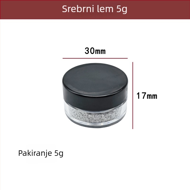 Tavidlo za zavarivanje nakita i srebrni lemiti prašak – materijali za zavarivanje prstena i ogrlica, DIY popravak metala