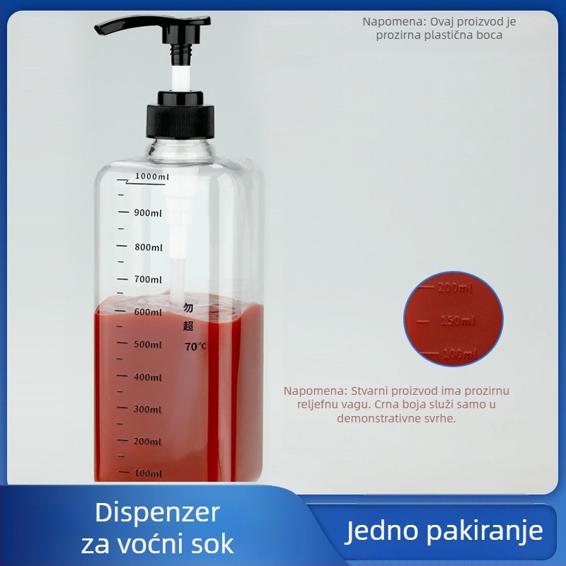 Plastična boca za istiskivanje, prehrambene kvalitete, višenamjenska, pogodna za umak od rajčice, umak od ostriga i med, začini