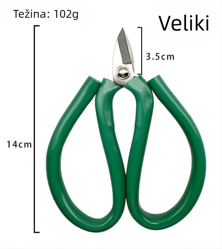 Nožice za nakit od zlata i srebra, kratko vrh i zelena drška, snažne kućne škare, kliješta za rezanje bakrenih žica, alati zlatara