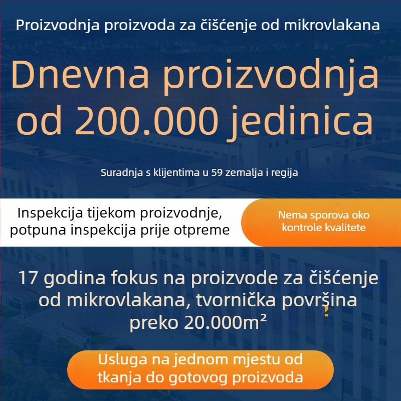 Krpa od bambusovih vlakana, prilagodljiva četverobojna rola, krpa za suđe koja se može rastrgati ručno, otporna na mrlje u kuhinji