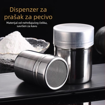 Razpršivač praška od nehrđajućeg čelika 304, prehrambena kvaliteta, 40-mrežni prah, ultra-fina prašina, mala veličina
