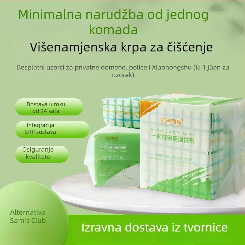 Jednokratne kuhinjske krpe, debelih, perive, otisnute, dvostruka upotreba za suho i mokro, za pranje posuđa, višenamjenske