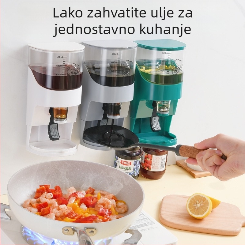 Zidna posuda za kuhinjske začine s filtrom ulja, boca za sojin sos visoke kvalitete