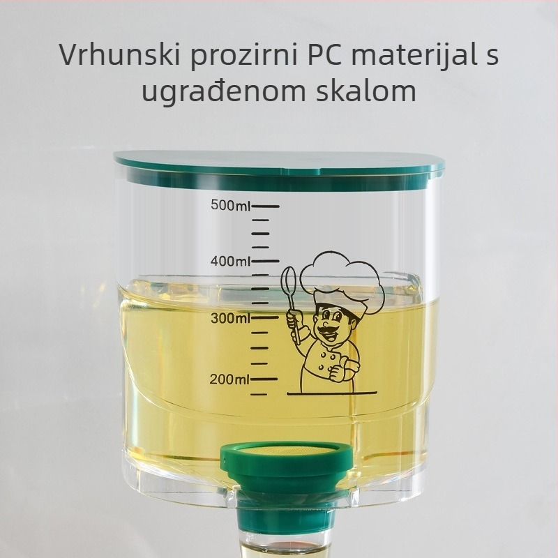 Zidna posuda za kuhinjske začine s filtrom ulja, boca za sojin sos visoke kvalitete