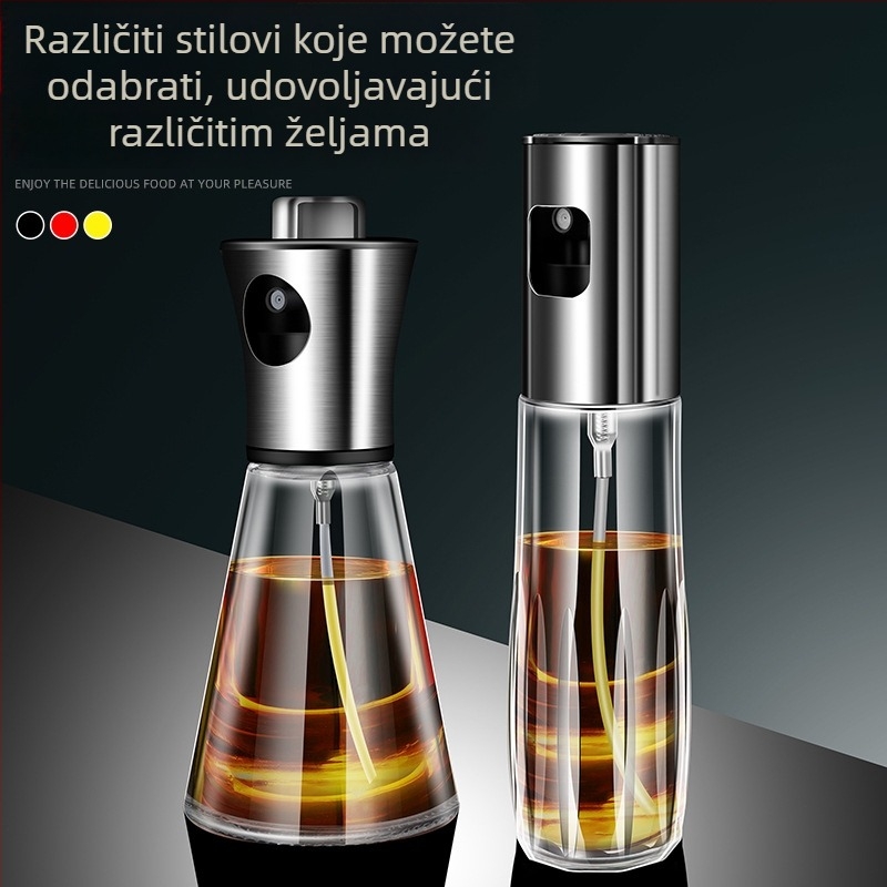 Staklena boca za sprej ulja u kuhinji, sprej za kuhanje