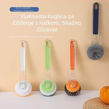 Zidna četka za posuđe – pet u jednom, duga drška, kuhinja
