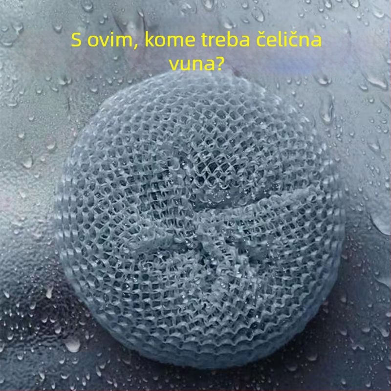 Kuhinjska kugla od bambusovih vlakana – bez otpuštanja vlakana, za lonce i suđe