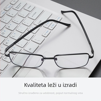 Pametne zumirajuće progresivne naočale za čitanje s zaštitom od plave svjetlosti i radijacije, za daleko i blizu, višefokalne leće