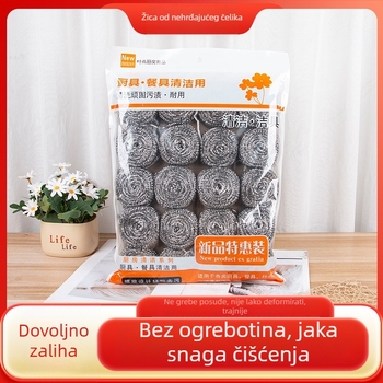Čelična žična kuglica za čišćenje posuđa i kuhinjskih površina