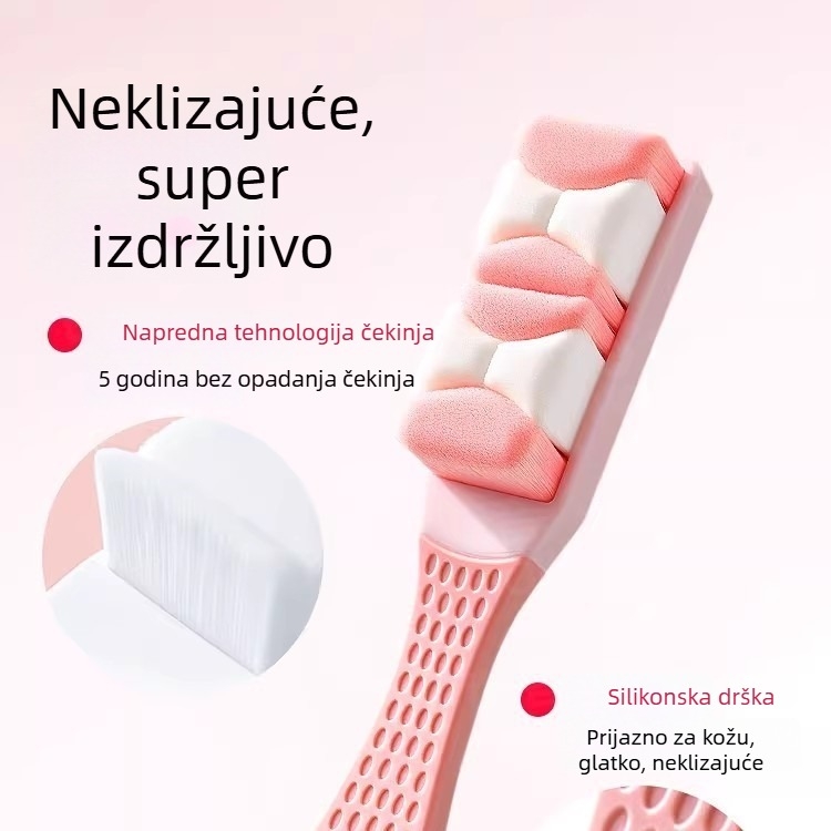 Mekana četka s mekim dlačicama za perjane jakne — kućna četka za čišćenje koja ne oštećuje odjeću i ne ostavlja dlake, četka za čišćenje za vanjske jakne