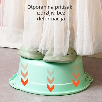 Debljasti plastični sudoper za kućnu i studentsku upotrebu — višenamjenski bazen za pranje povrća, lica, rublja i stopala