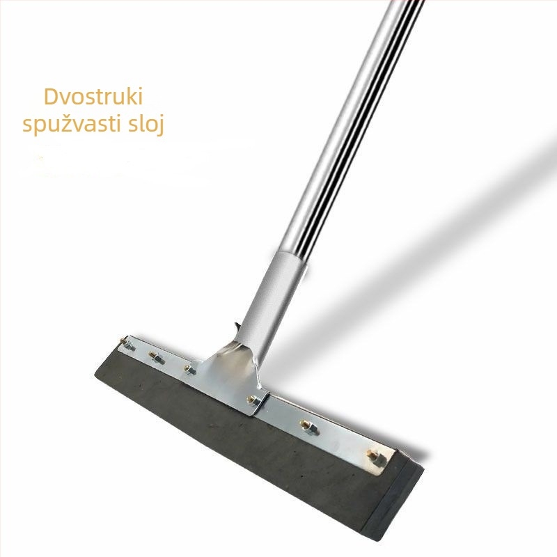 Nerđajući čelični podni škraper s silikonskom oštricom za komercijalno čišćenje – hoteli, tvornice, KTV i trgovački centri