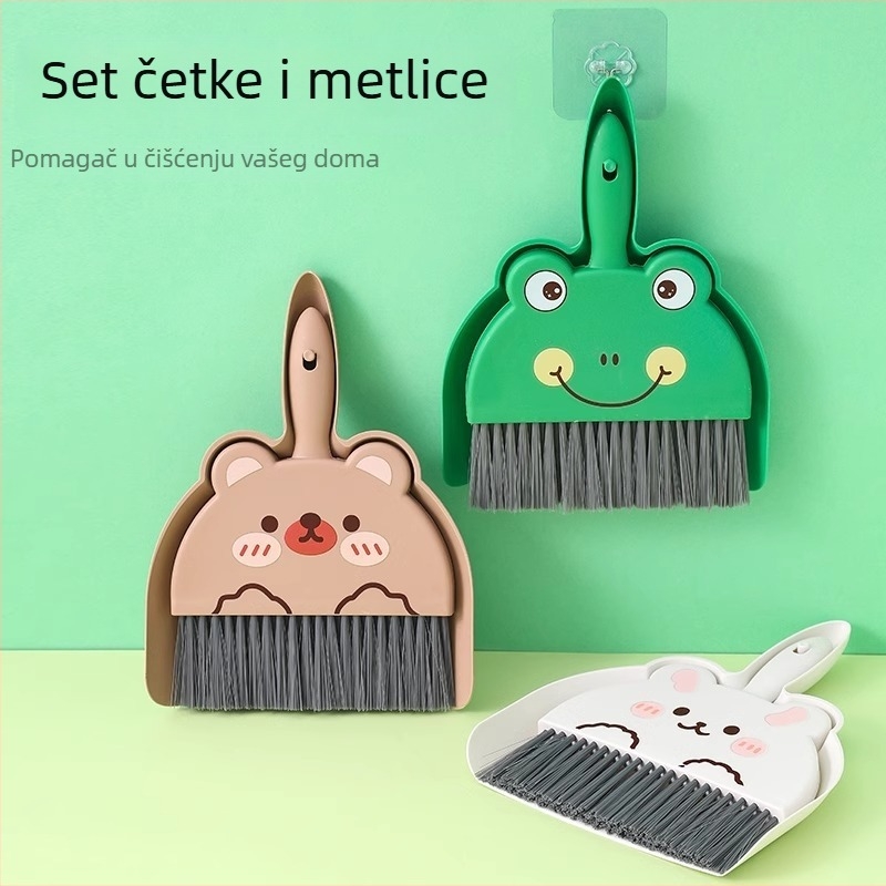Set sitne metle i lopatice za prašinu za kućnu upotrebu s četkom za čišćenje stola