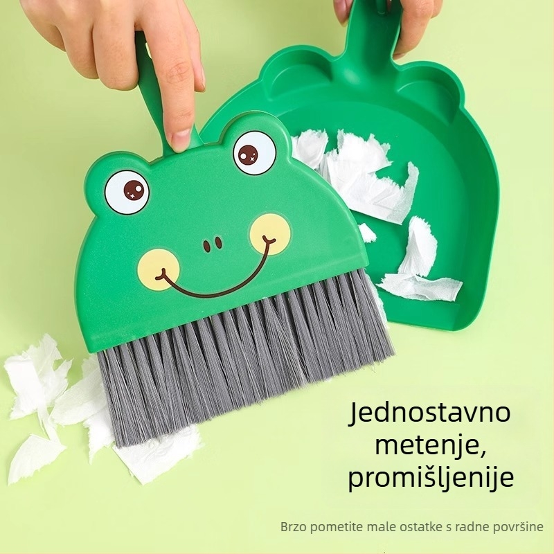 Set sitne metle i lopatice za prašinu za kućnu upotrebu s četkom za čišćenje stola