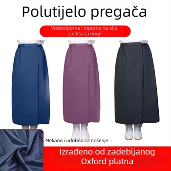 Pregača za branje čaja s dizajnom suknja-pantalone, otporna na habanje i vodootporna, za vanjske čajne vrtove, višenamjenska