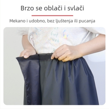 Pregača za branje čaja s dizajnom suknja-pantalone, otporna na habanje i vodootporna, za vanjske čajne vrtove, višenamjenska