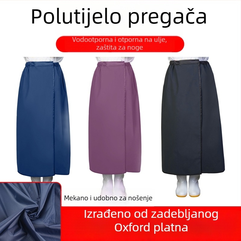 Pregača za branje čaja s dizajnom suknja-pantalone, otporna na habanje i vodootporna, za vanjske čajne vrtove, višenamjenska