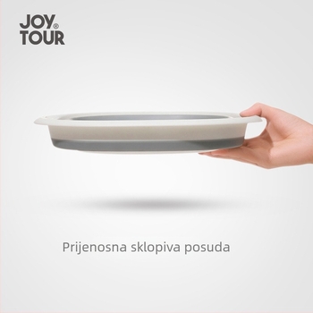 Sklopiva vodena posuda za dom i dom učenika, za pranje lica i rublje, za aktivnosti na otvorenom i putovanja; prijenosna posuda za namakanje stopala; višestruka upotreba.
