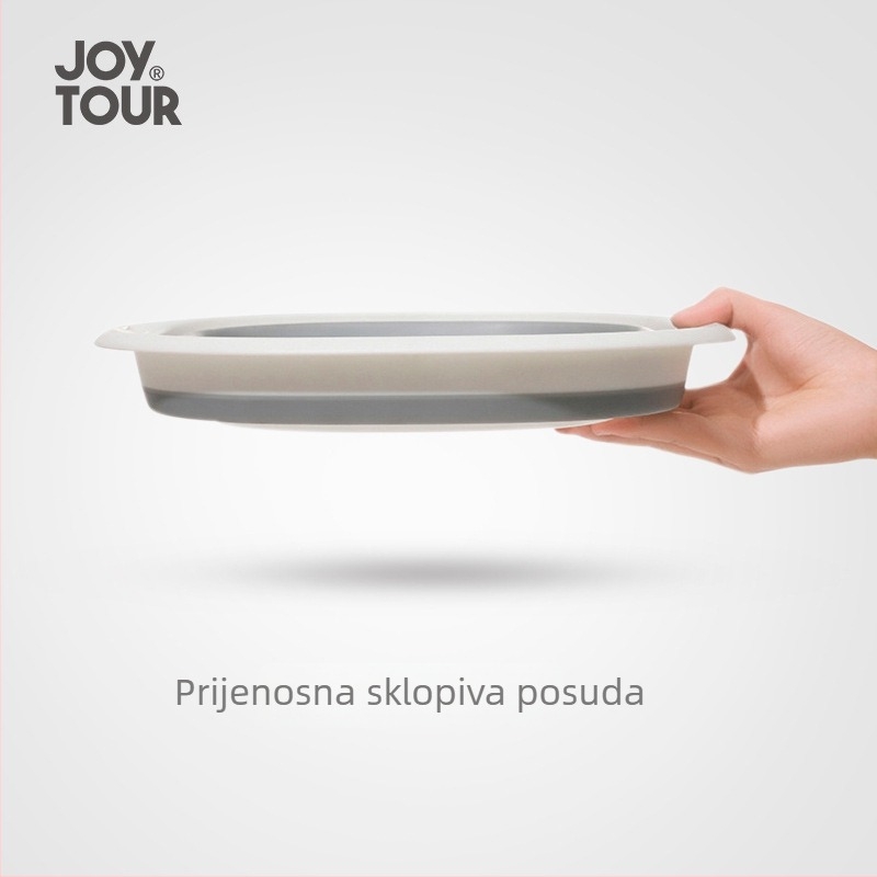 Sklopiva vodena posuda za dom i dom učenika, za pranje lica i rublje, za aktivnosti na otvorenom i putovanja; prijenosna posuda za namakanje stopala; višestruka upotreba.