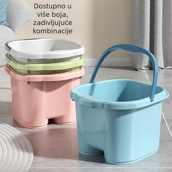 Izolirana kada za stopala, duboka do koljena masažna plastična kada za stopala, za kućnu upotrebu
