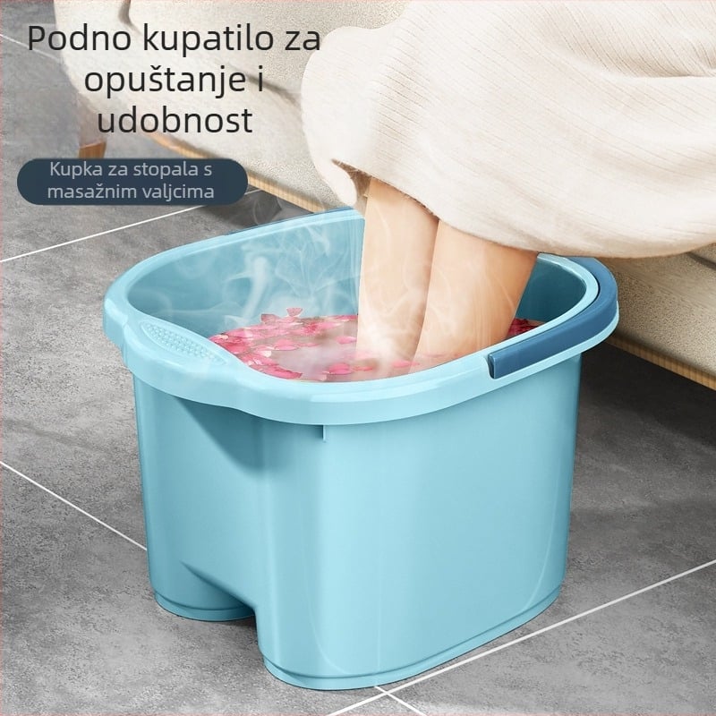 Izolirana kada za stopala, duboka do koljena masažna plastična kada za stopala, za kućnu upotrebu