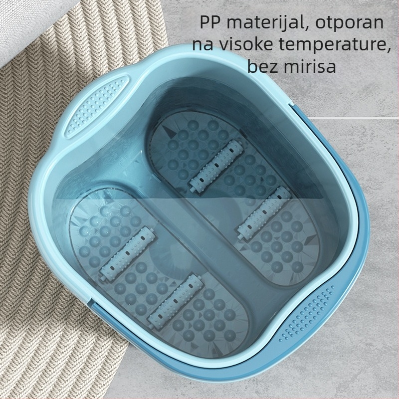 Izolirana kada za stopala, duboka do koljena masažna plastična kada za stopala, za kućnu upotrebu