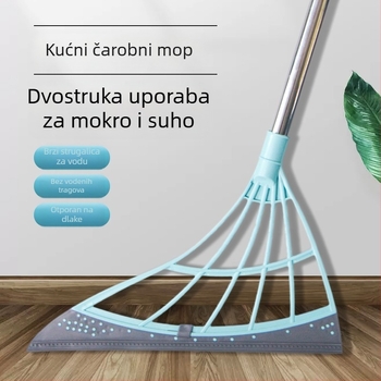 Čarobna metla sa silikonskim mopom – ne lijepi dlake, višenamjenski alat za kupaonicu