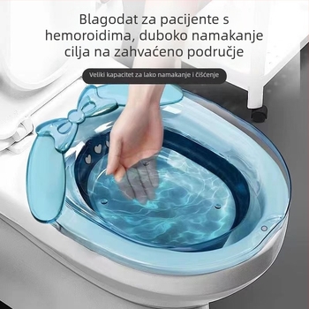Kućni sjedeći bazen za intimnu higijenu i postporođajnu njegu