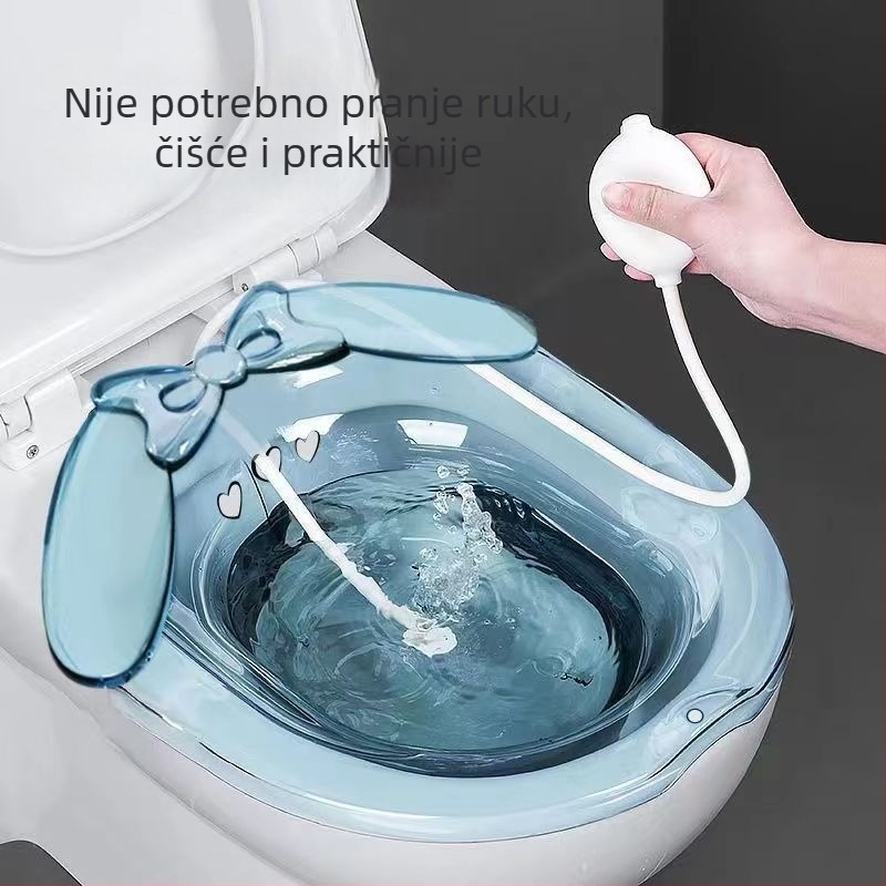 Kućni sjedeći bazen za intimnu higijenu i postporođajnu njegu