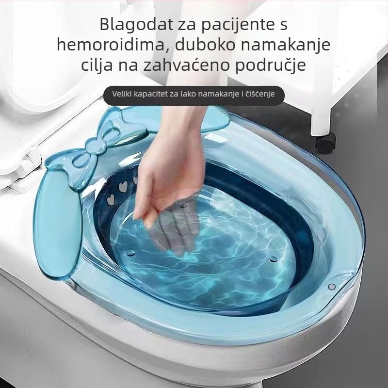 Kućni sjedeći bazen za intimnu higijenu i postporođajnu njegu