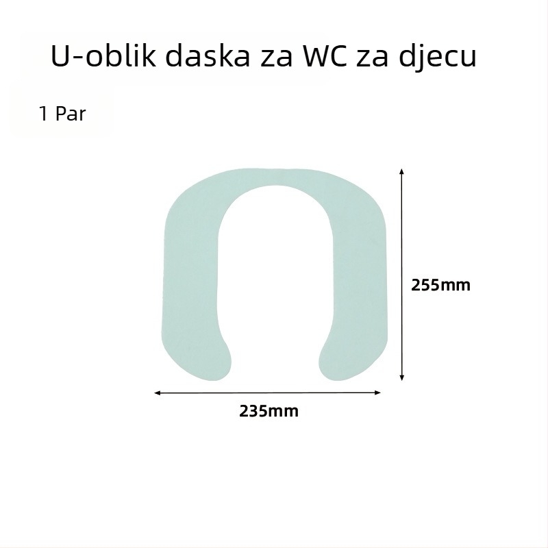 Jastučić za sjedalo WC-a za djecu – zimska toplina, protuklizno, samoljepljivo, izrezljivo