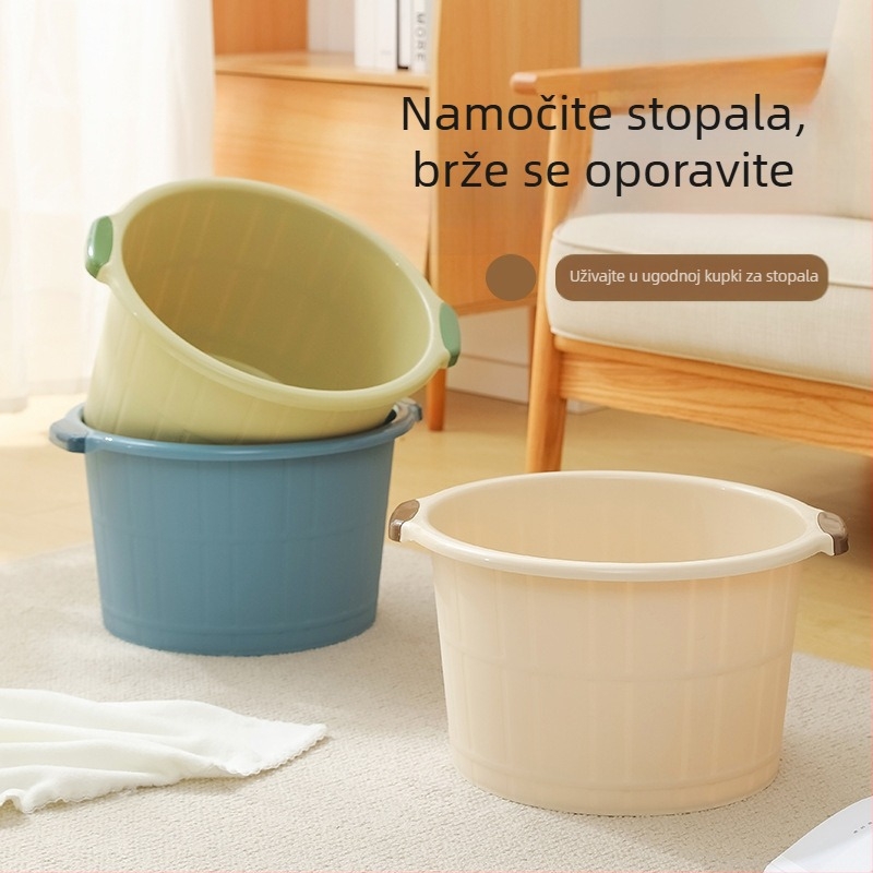 Izolirana kadica za stopala za kućnu upotrebu, pokriva do potkoljenice, masažna funkcija, prijenosna, pogodna za studentske domove