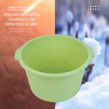 Kućna kada za stopala s podignutim dizajnom, plastična masažna posuda za kupanje stopala, za kućnu upotrebu