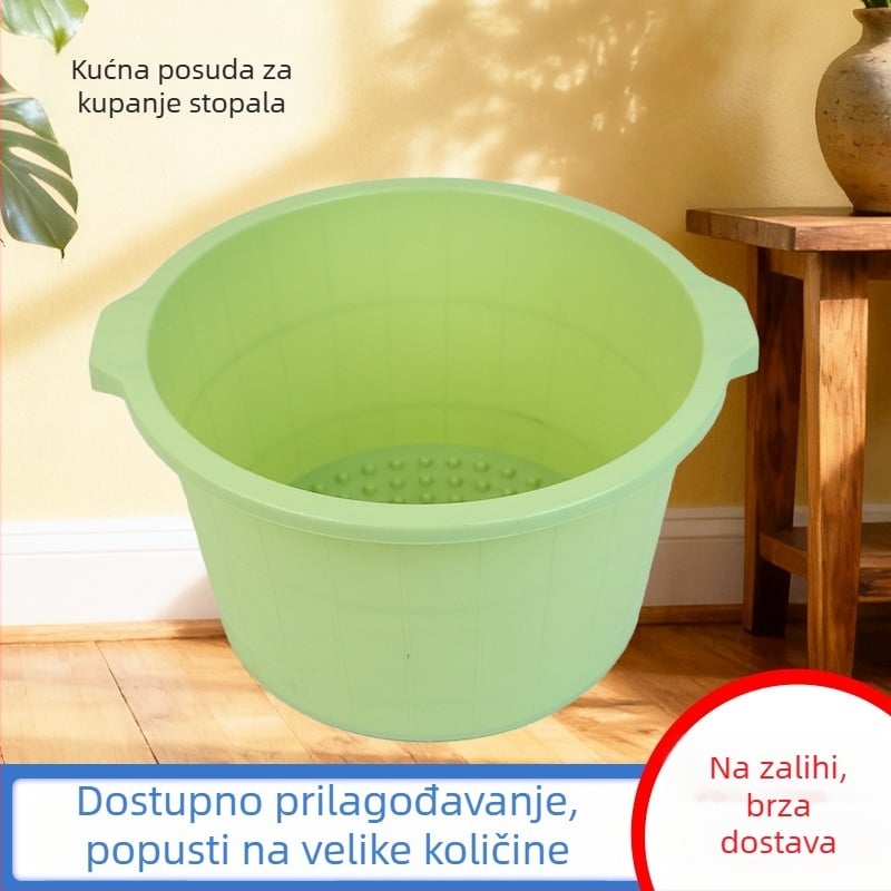 Kućna kada za stopala s podignutim dizajnom, plastična masažna posuda za kupanje stopala, za kućnu upotrebu