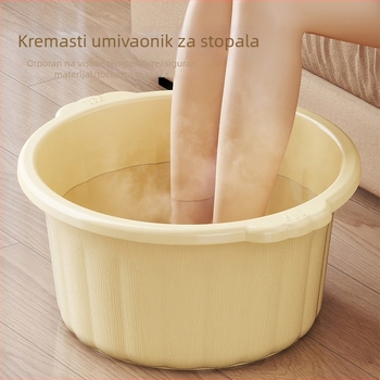 Kada za noge za kućnu i studentsku upotrebu, masažna funkcija, plastična, velika kapaciteta, debeli zidovi, elegantan dizajn