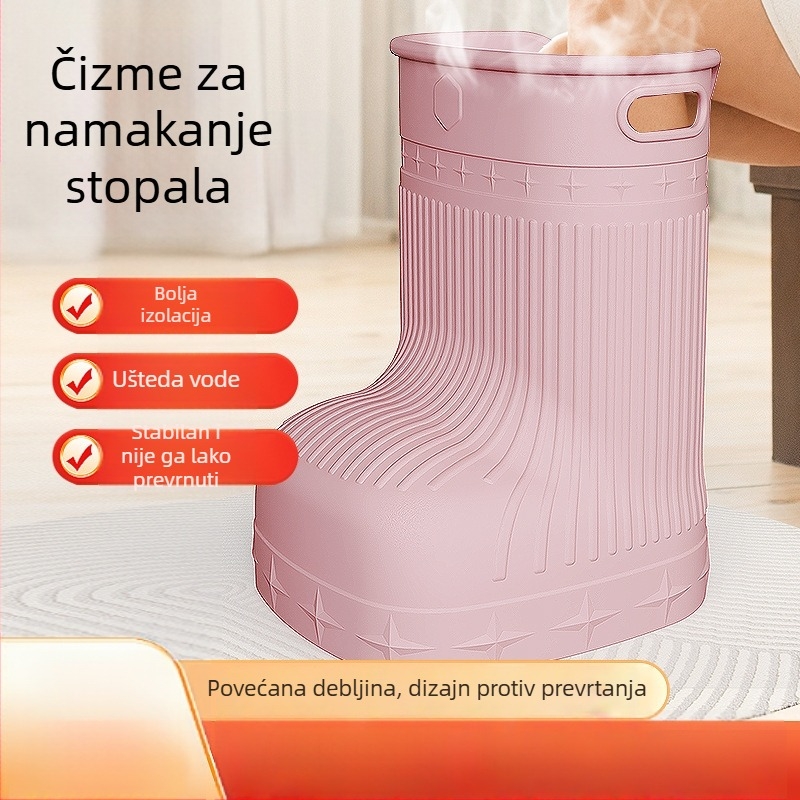 EVA posuda za kupanje stopala s masažom do koljena, nježna prema koži, izolirana, ušteda vode