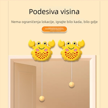Viseći krab trener stolnog tenisa za djecu — unutarnji trening koordinacije ruka-oko i senzorički trening