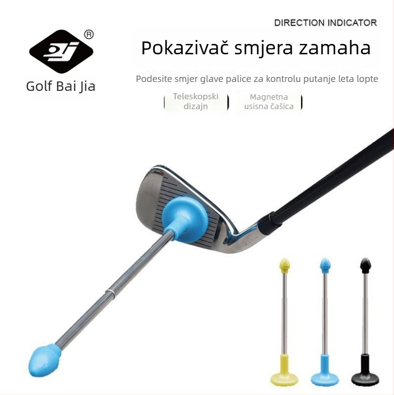 Indikator smjera zamaha golfa – trenažna štapić za korekciju zamaha