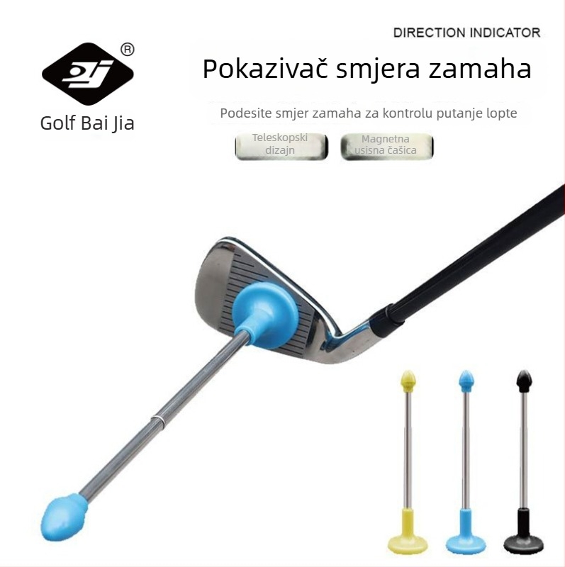 Indikator smjera zamaha golfa – trenažna štapić za korekciju zamaha