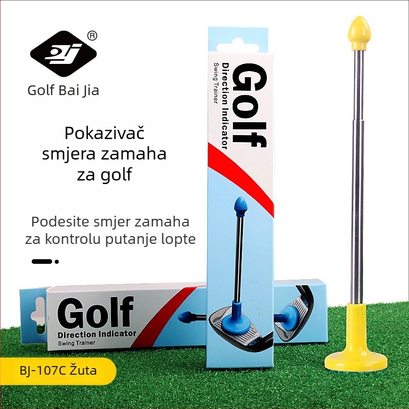 Indikator smjera zamaha golfa – trenažna štapić za korekciju zamaha