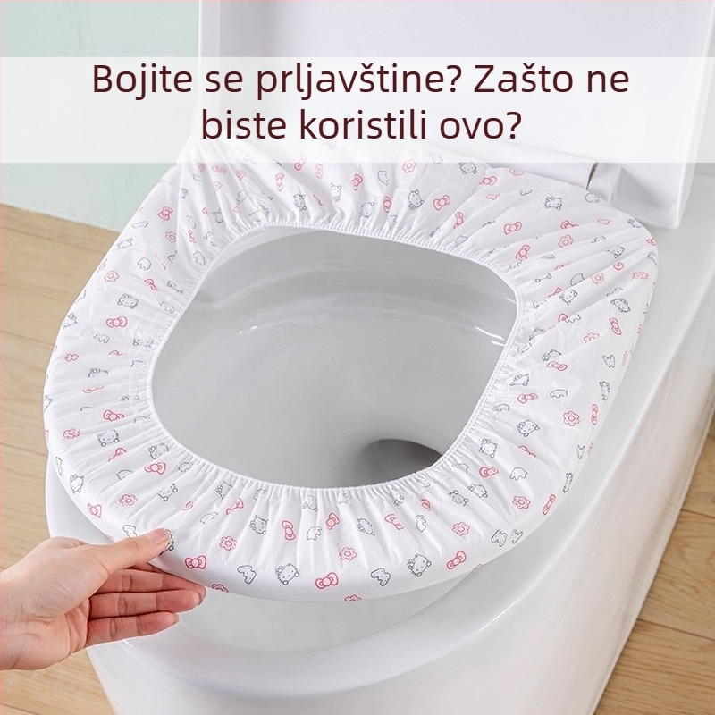 Jednokratne navlake za sjedalo WC-a s kompletnim pokrivanjem – putne potrebe, čisto i sigurno za hotelsku uporabu