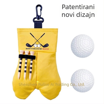 Torba za golf lopte s zaštitnim pokrovom, prenosna vrećica za pohranu i dodaci za lopte
