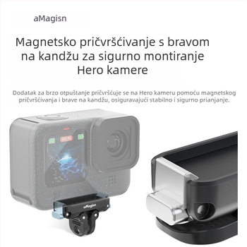 Magnetski set za brzo otpuštanje za GoPro Hero12/11/10/9/8/11 Mini/MAX — aluminijska legura