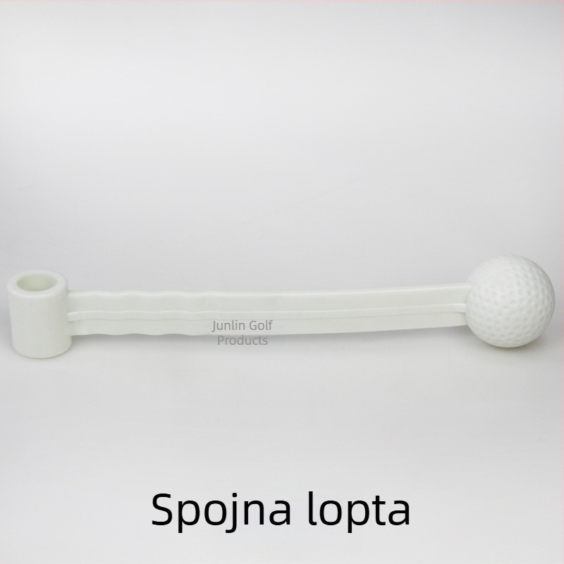 Golf trenutač s podlogom i dodacima: spojna šipka za loptu, rotirajuća lopta, lopta na užetu, baza